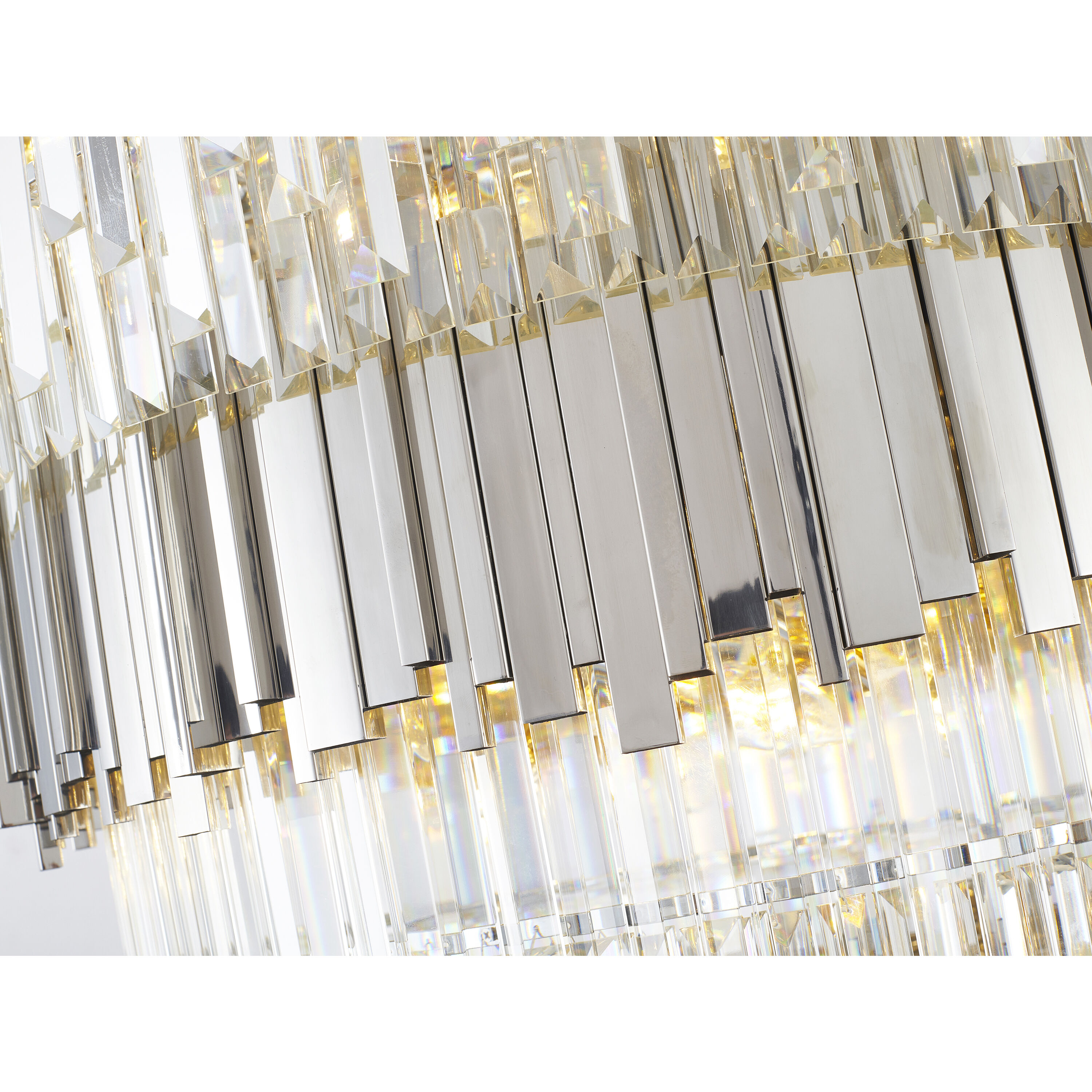 Canada 60 Light 43.4 inch Chrome Chandelier Ceiling Light